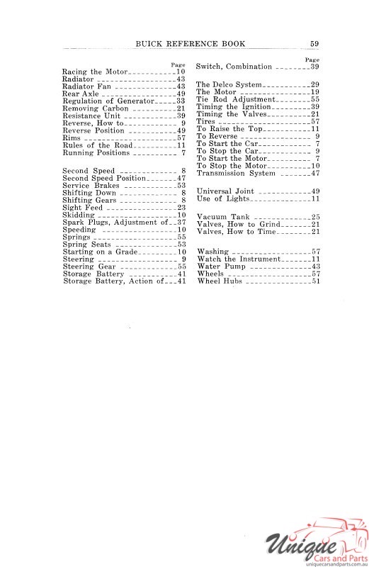 1918 Buick Reference Book Page 27